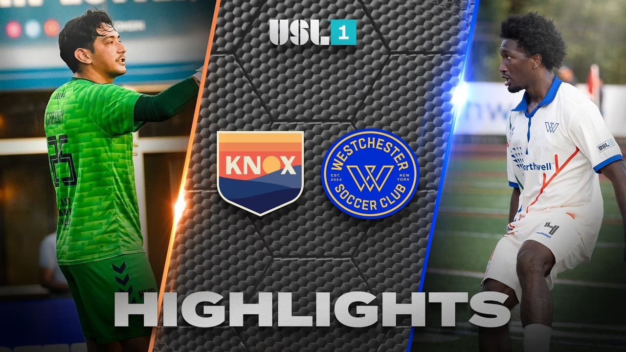 9.27.2026 | One Knoxville SC vs. Westchester SC - Game Highlights thumbnail