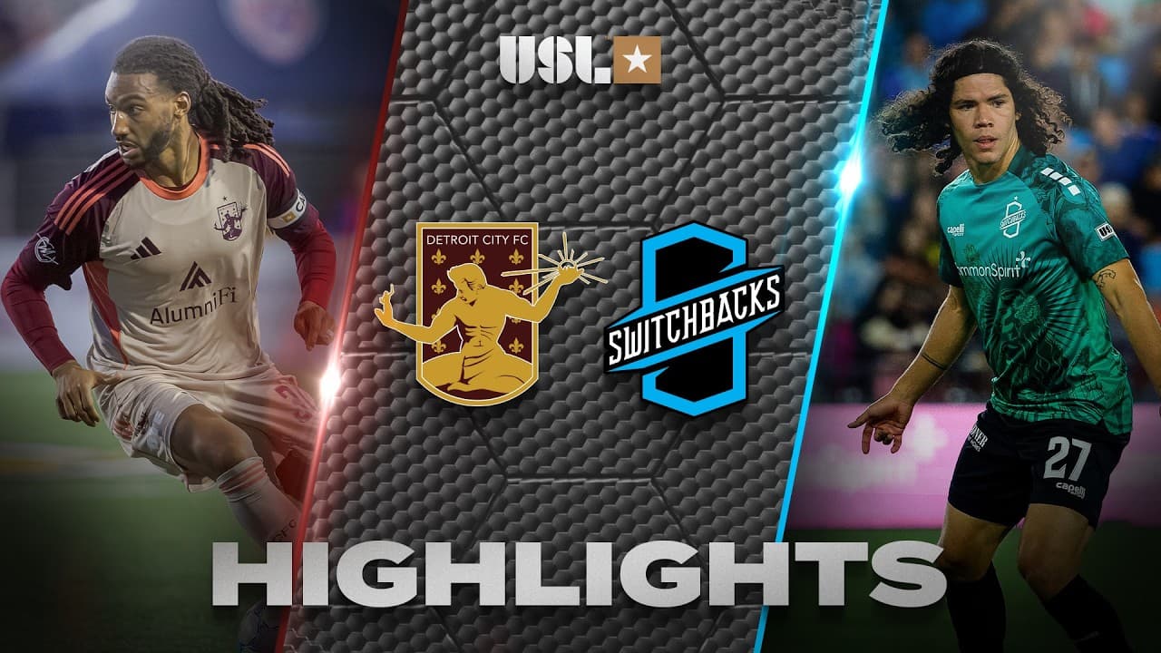 9.26.2026 | Detroit City FC vs. Colorado Springs Switchbacks FC - USL Championship Game Highlights thumbnail