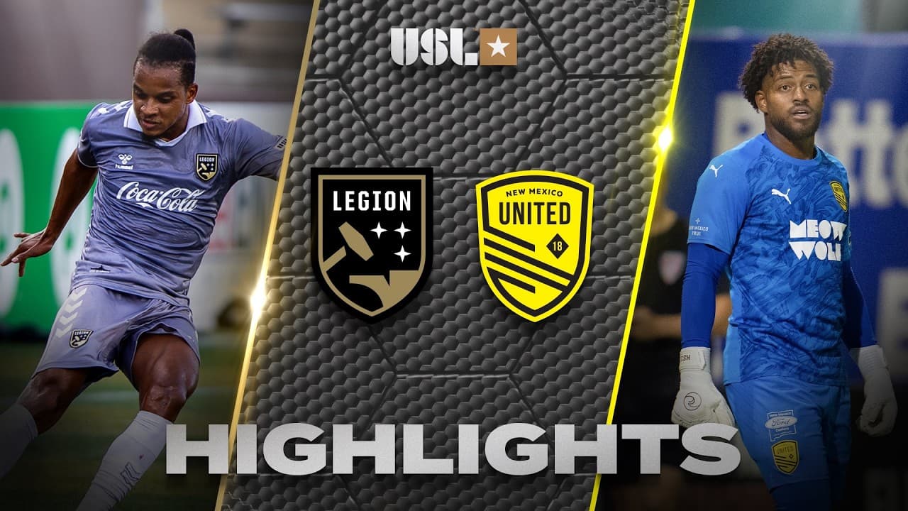 09.16.2026 | Birmingham Legion FC vs. New Mexico United - USL Championship Game Highlights thumbnail