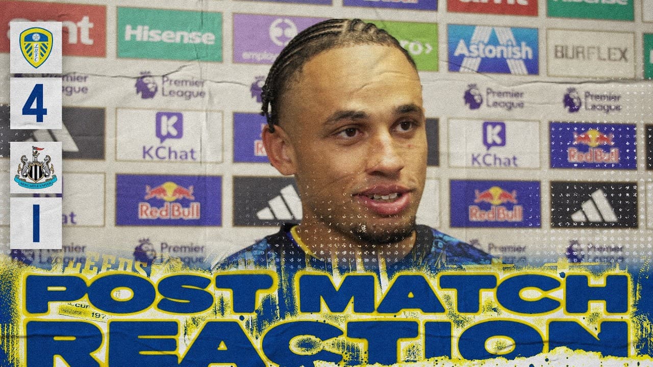 “Four goals, three points, happy” | Goalscorer Noah Okafor | Leeds United 4-1 Newcastle United thumbnail
