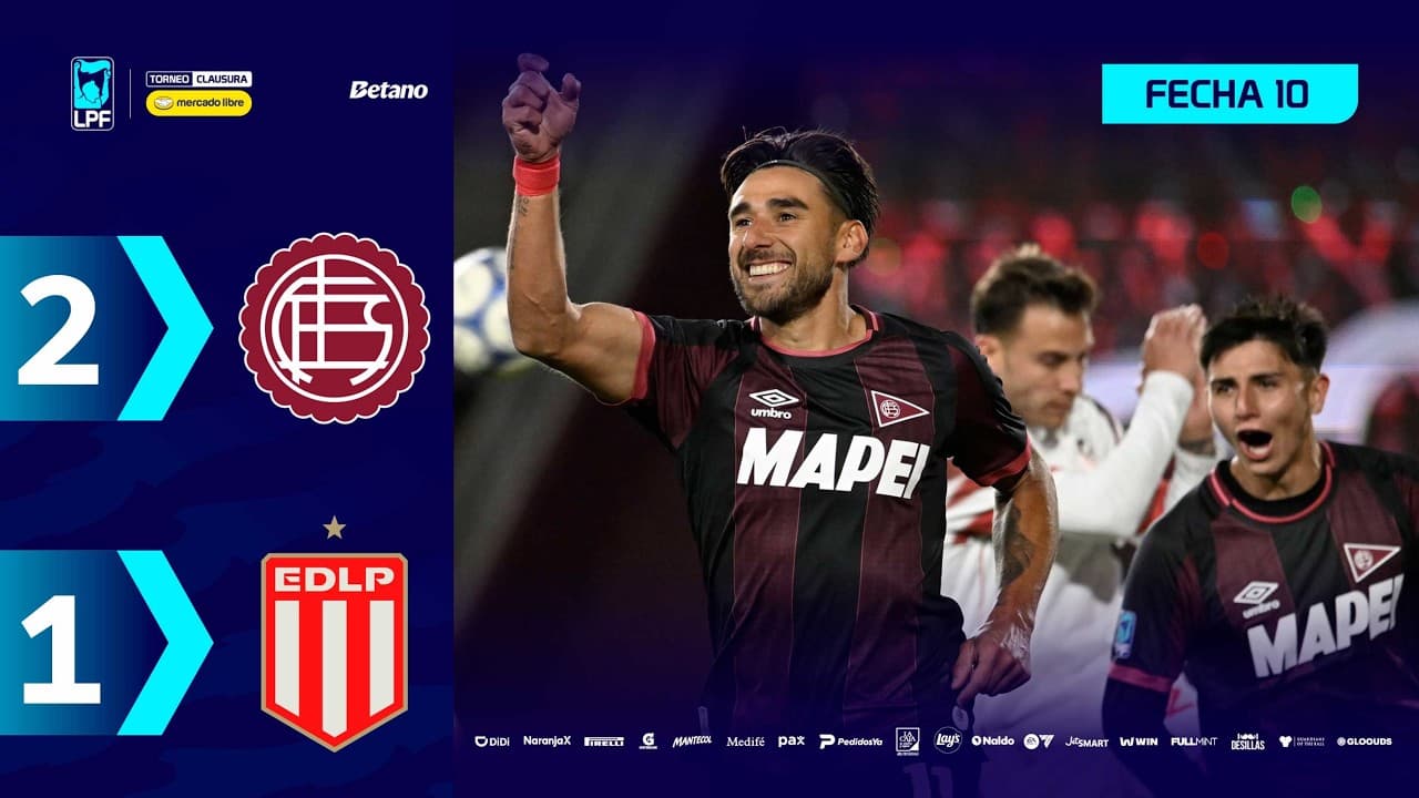 LANÚS 2 - 1 ESTUDIANTES LP | Resumen del partido | #TorneoMercadoLibre Clausura 2026 🏆 thumbnail
