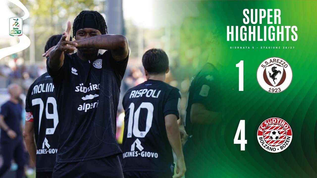 Arezzo - Südtirol 1-4 | SUPER HIGHLIGHTS thumbnail