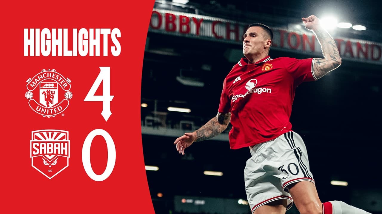 Champions League Is BACK! | Man Utd 4-0 Sabah | Highlights thumbnail