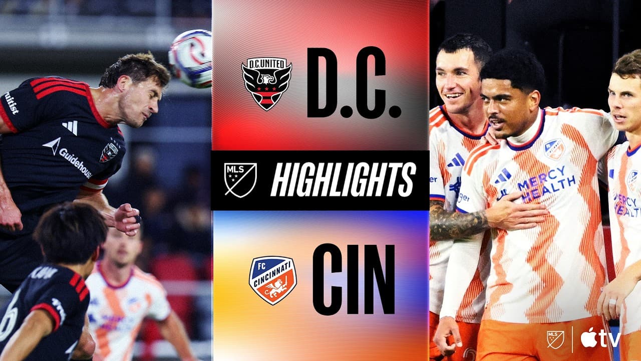 D.C. United vs. FC Cincinnati | Full Match Highlights thumbnail