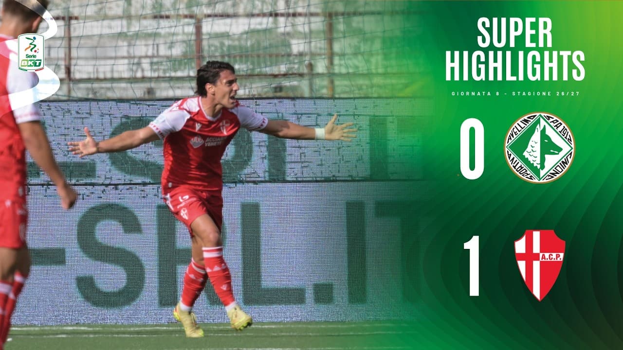 Avellino – Padova 0-1 | SUPER HIGHLIGHTS thumbnail