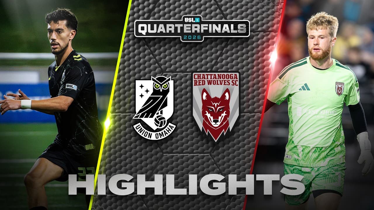 10.30.2026 | Union Omaha vs. Chattanooga Red Wolves SC - USL League One Game Highlights thumbnail