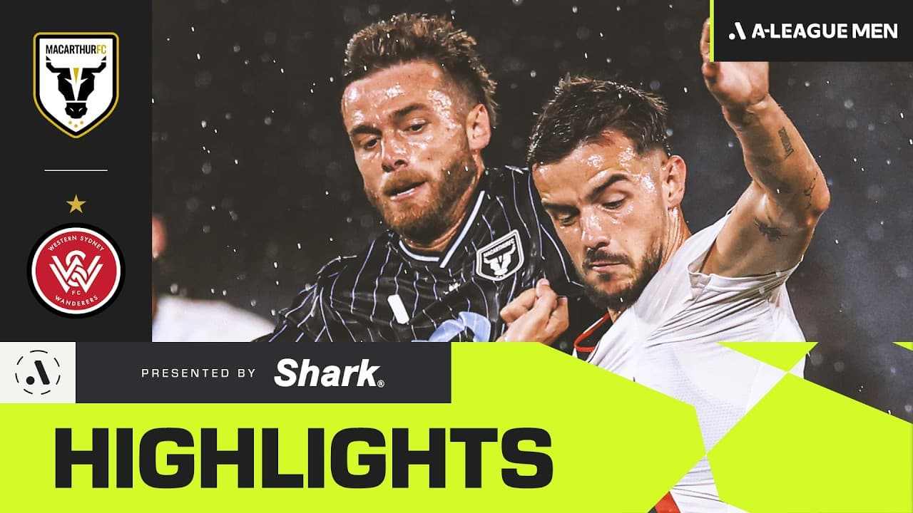 Macarthur Bulls v Western Sydney Wanderers | SHARK HIGHLIGHTS | A-League Men 2026-27 | Matchweek 3 thumbnail