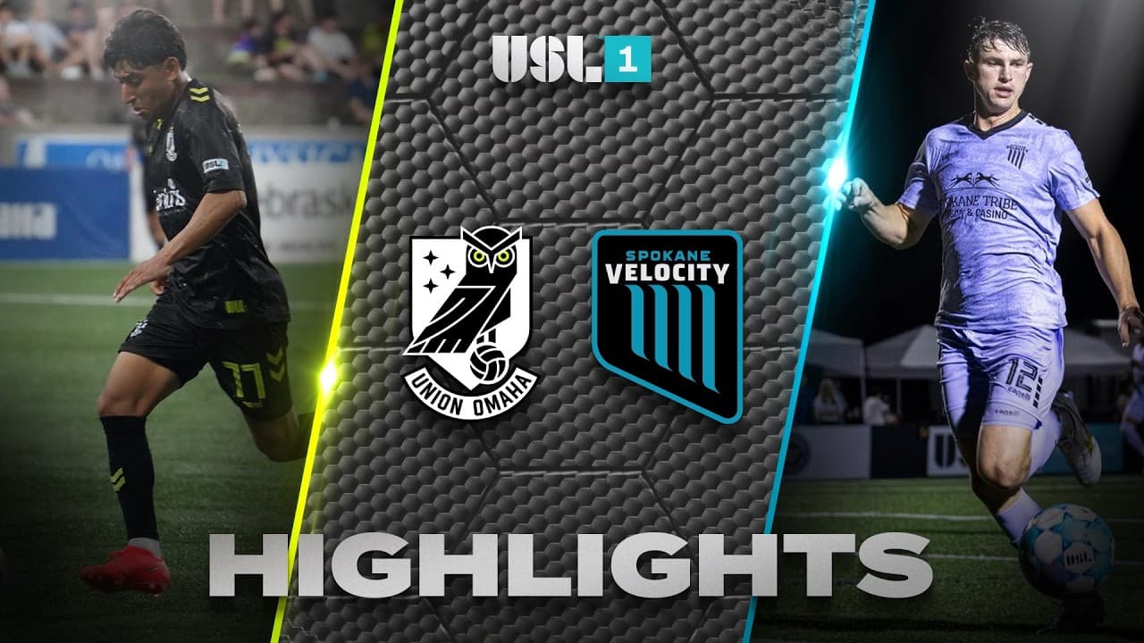 09.16.2026 | Union Omaha vs. Spokane Velocity FC - USL League One Game Highlights thumbnail