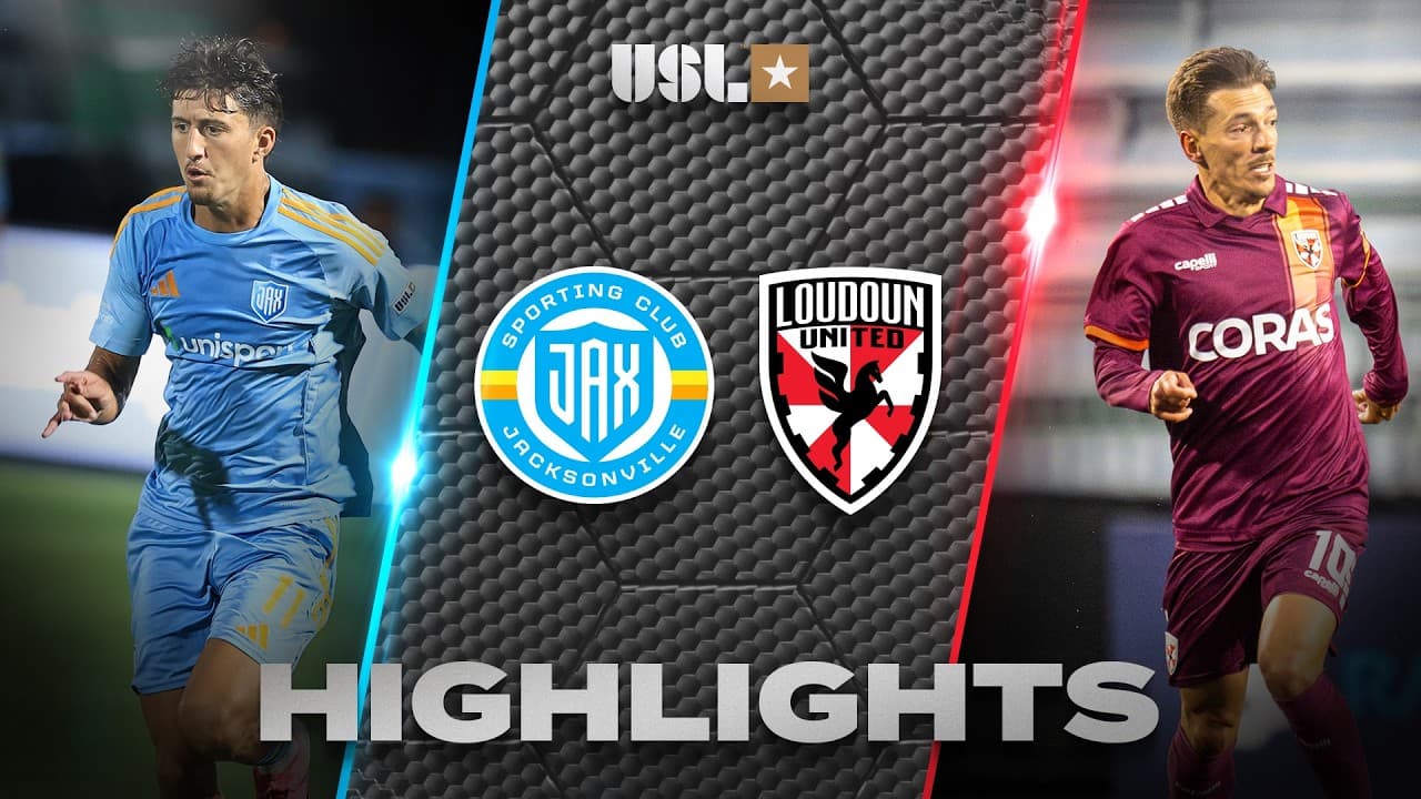 09.25.2026 | Sporting JAX vs. Loudoun United FC - USL Championship Game Highlights thumbnail