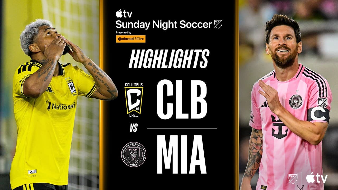 Columbus Crew vs. Inter Miami CF | Full Match Highlights | STUNNING Messi FREE KICK & LATE WINNER! thumbnail