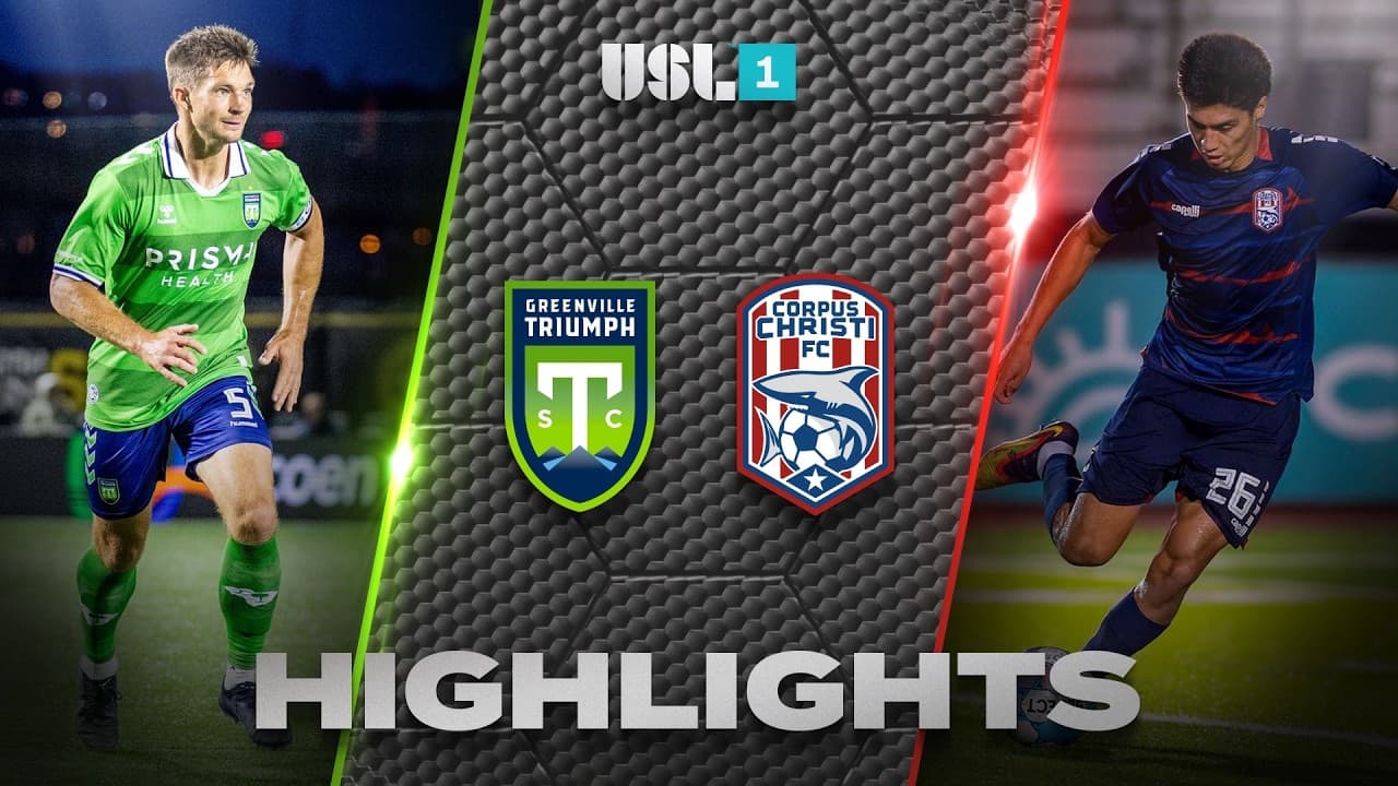 09.17.2026 | Greenville Triumph SC vs. Corpus Christi - USL League One Game Highlights thumbnail