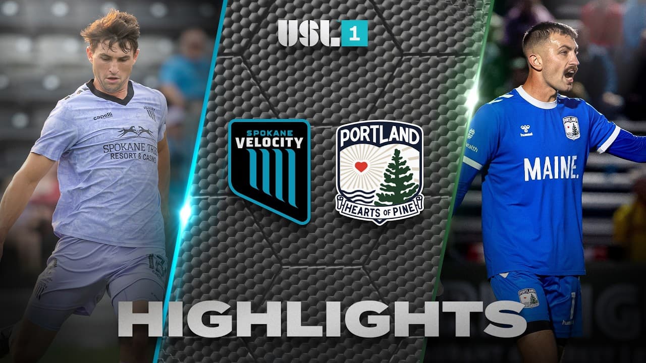 10.3.2026 | Spokane Velocity FC vs. Portland Hearts of Pine - USL League One Game Highlights thumbnail