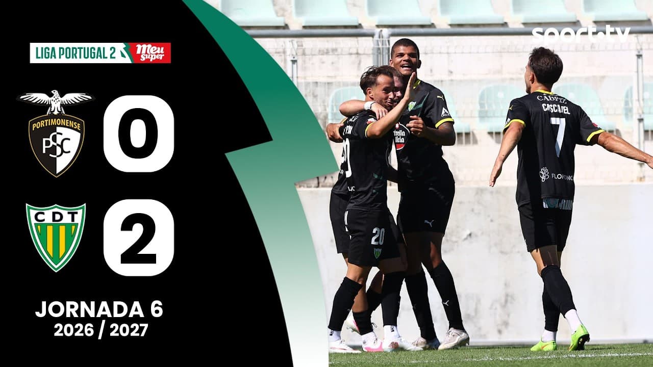 Resumo: Portimonense 0-2 Tondela - Liga Portugal Meu Super | sport tv thumbnail