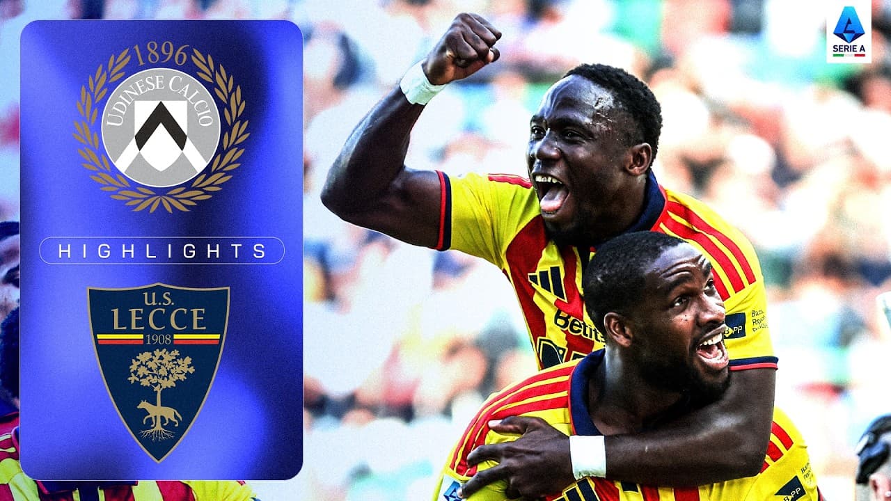 Standout Performance Earns Lecce Three Points | UDINESE-LECCE | HIGHLIGHTS | Serie A 2026/27 thumbnail