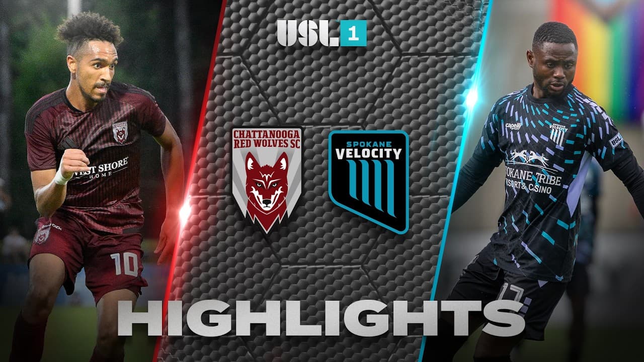 9.30.2026 | Chattanooga Red Wolves SC vs. Spokane Velocity FC - USL League One Game Highlights thumbnail