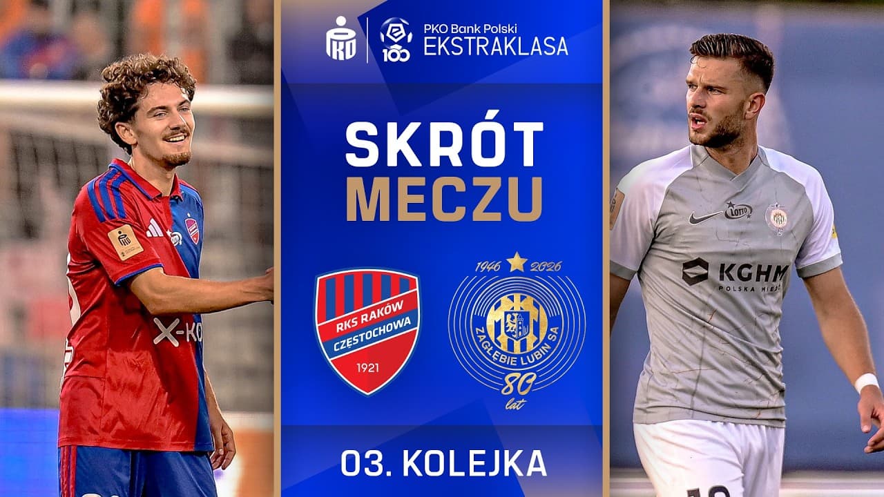 Raków Częstochowa - Zagłębie Lubin | SKRÓT | Meczycho! Tu działo się wszystko | Ekstraklasa 2026/27 thumbnail