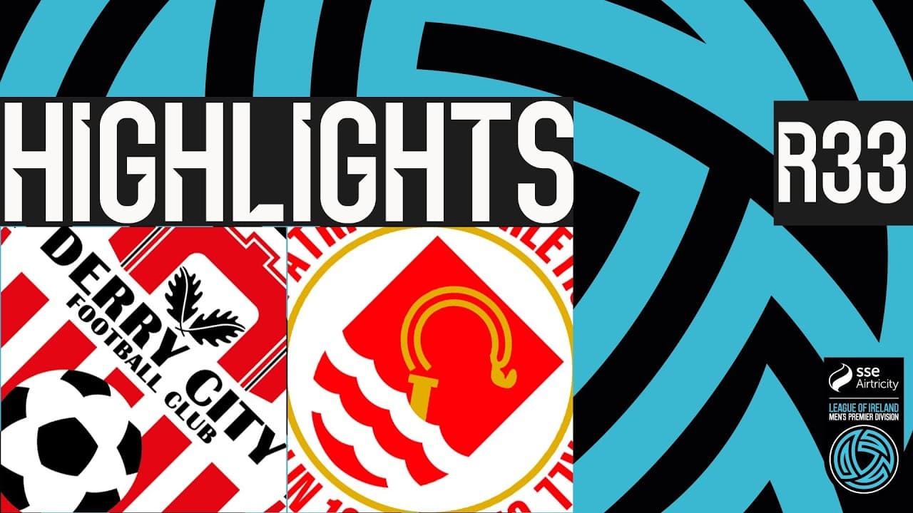 Derry City 1-0 St Patrick’s Athletic | SSE Airtricity Men's Premier Division Highlights thumbnail