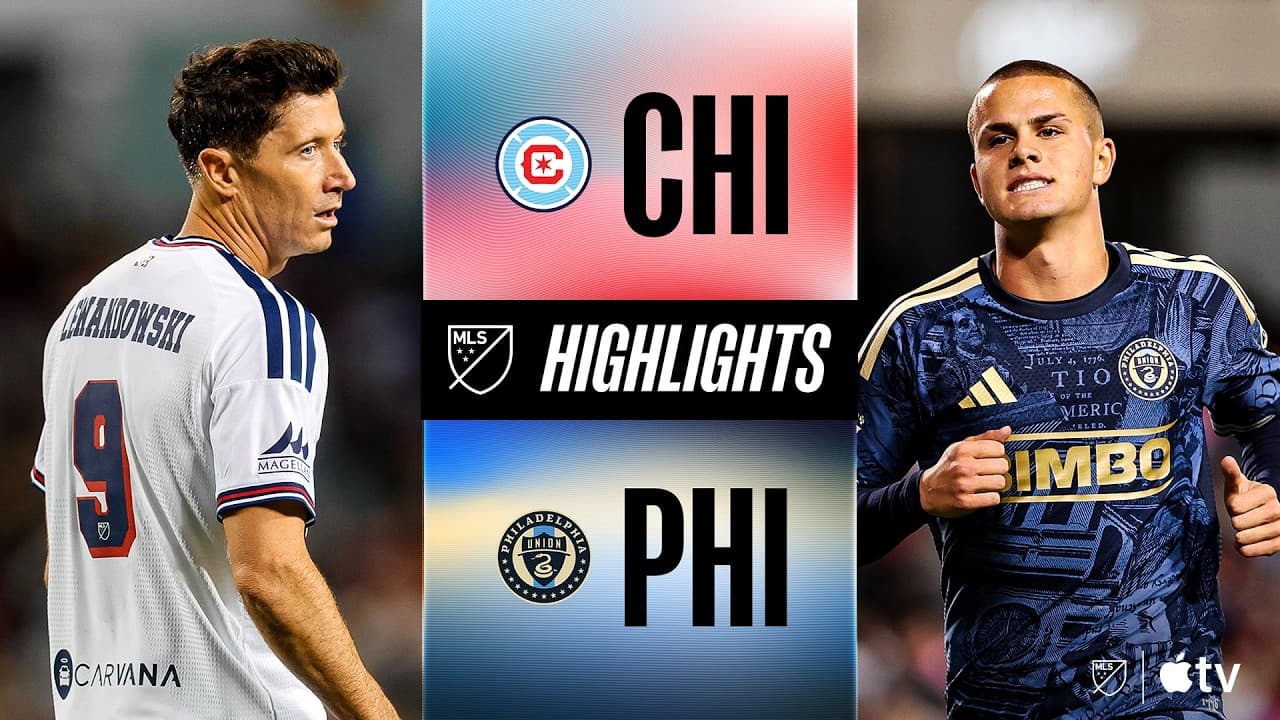 Chicago Fire FC vs. Philadelphia Union | Full Match Highlights | Damiani BRACE! thumbnail