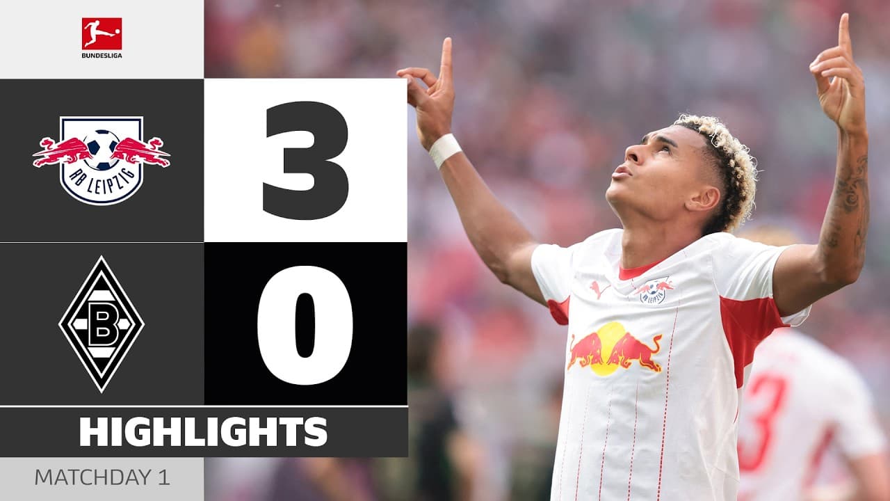 Perfect Start To Campaign! RB LEIPZIG - BORUSSIA M'GLADBACH | Highlights | Matchday 1 – Bundesliga thumbnail