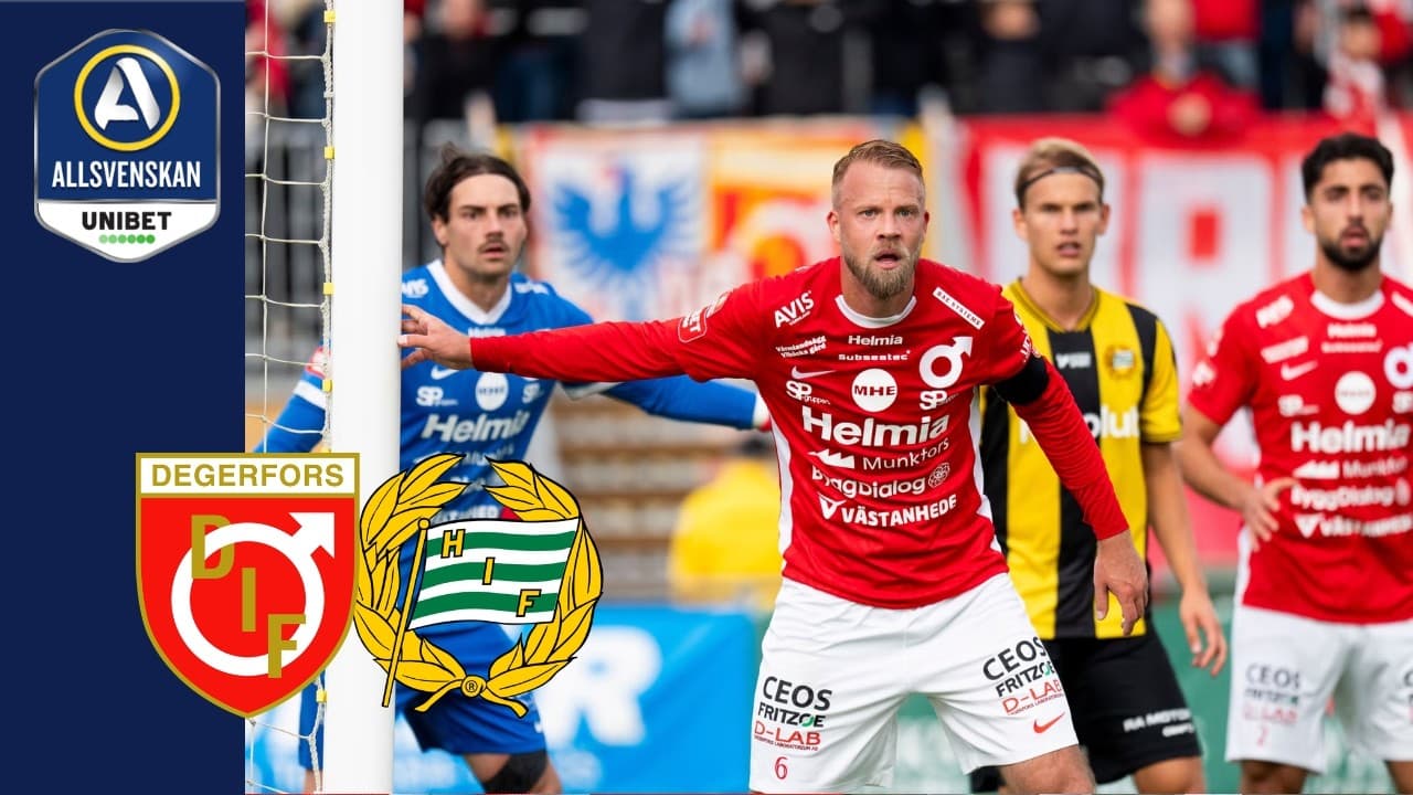 Degerfors IF - Hammarby IF (0-1) | Höjdpunkter thumbnail