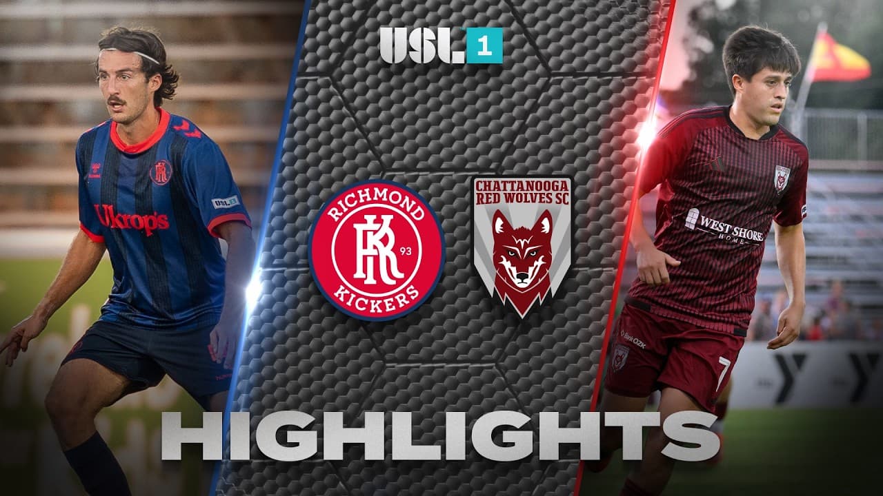 9.12.2026 | Richmond Kickers vs. Chattanooga Red Wolves SC - Game Highlights thumbnail