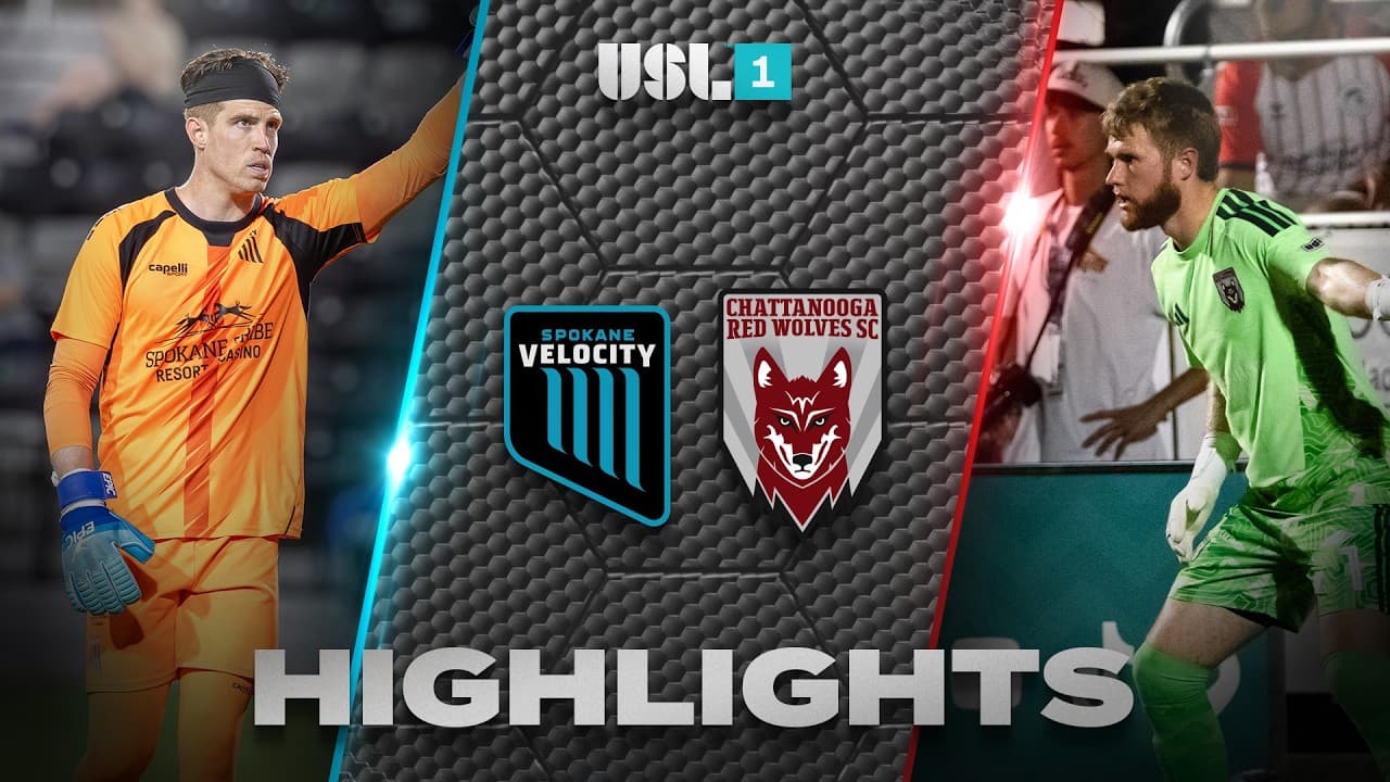 10.17.2026 | Spokane Velocity FC vs. Chattanooga Red Wolves SC - USL League One Game Highlights thumbnail