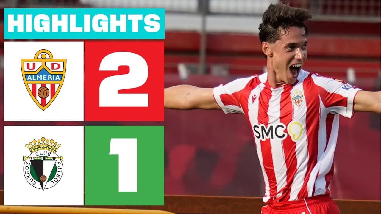 UD ALMERÍA 2 - 1 BURGOS CF | RESUMEN LALIGA HYPERMOTION thumbnail