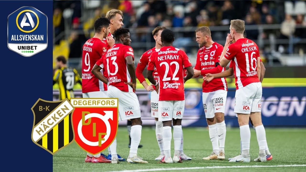 BK Häcken - Degerfors IF (4-0) | Höjdpunkter thumbnail