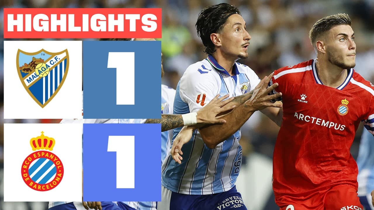 MÁLAGA CF 1 - 1 RCD ESPANYOL | HIGHLIGHTS LALIGA EA SPORTS thumbnail