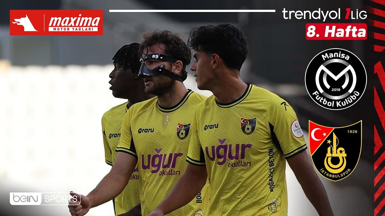 Manisa FK - İstanbulspor | 8. Hafta Maç ÖZETİ | Trendyol 1. Lig - 2026/27 thumbnail