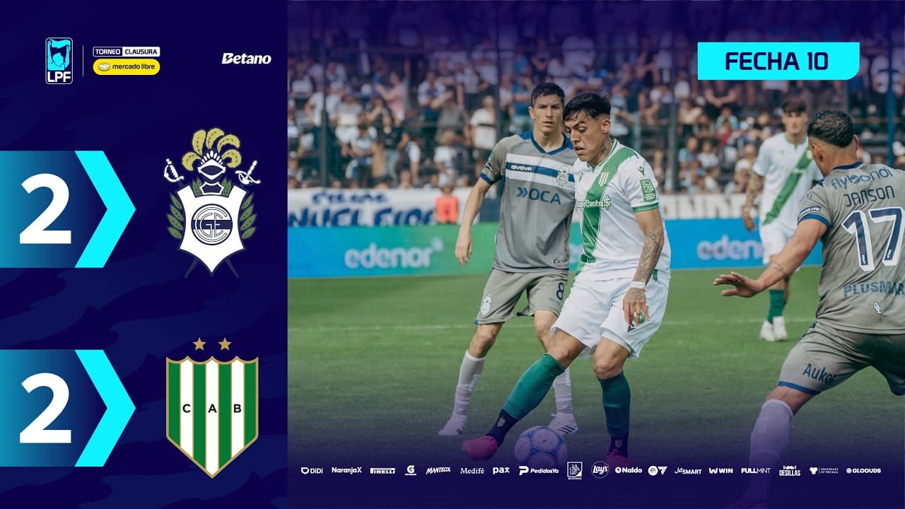 GIMNASIA 2 - 2 BANFIELD | Resumen del partido | #TorneoMercadoLibre Clausura 2026 🏆 thumbnail