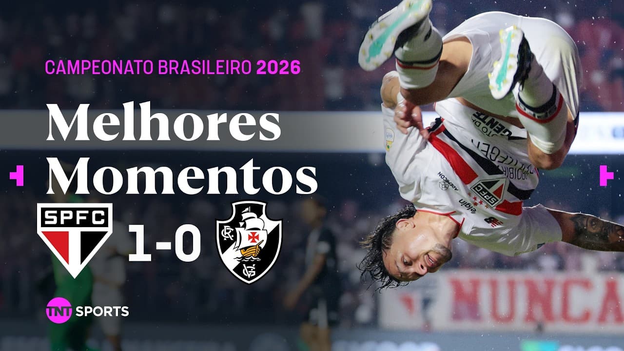 ARTUR CRAVA E TRICOLOR VENCE NO MORUMBI! SÃO PAULO 1X0 VASCO DA GAMA - MELHORES MOMENTOS thumbnail