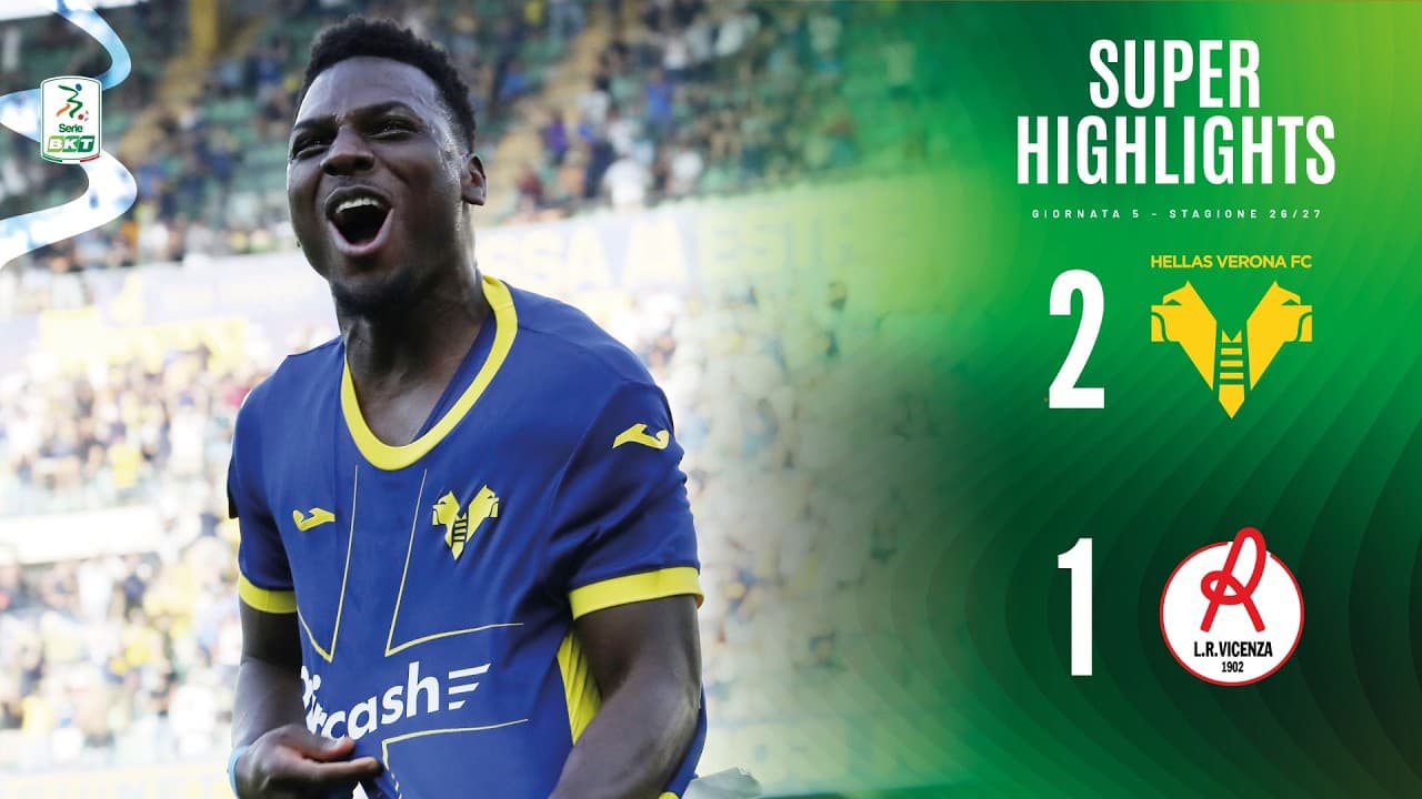 Hellas Verona – L.R. Vicenza 2-1 | SUPER HIGHLIGHTS thumbnail