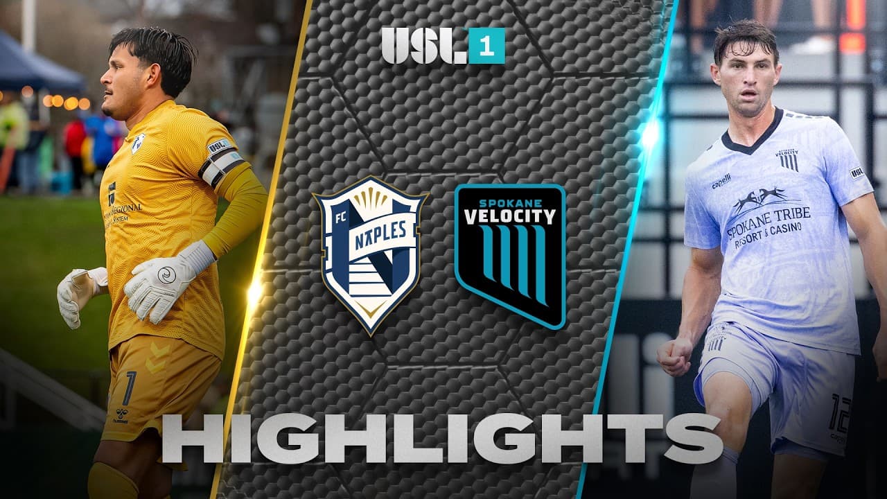 10.24.2026 | FC Naples vs. Spokane Velocity FC - USL League One Game Highlights thumbnail