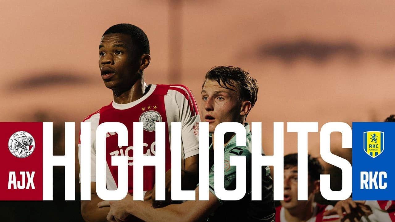 Highlights Jong Ajax - RKC Waalwijk | Keuken Kampioen Divisie thumbnail