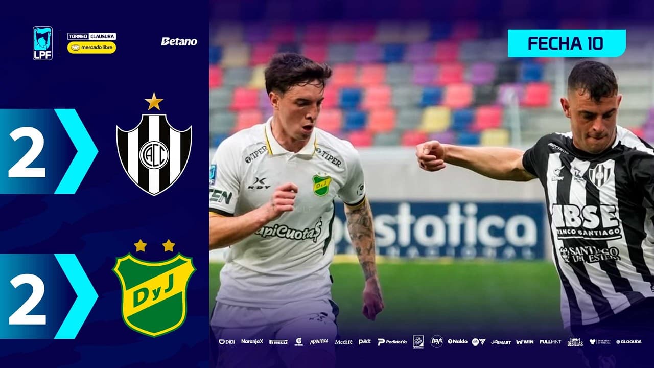 CENTRAL CÓRDOBA 2 - 2 DEFENSA Y JUSTICIA | Resumen del partido | #TorneoMercadoLibre Clausura 2026 🏆 thumbnail