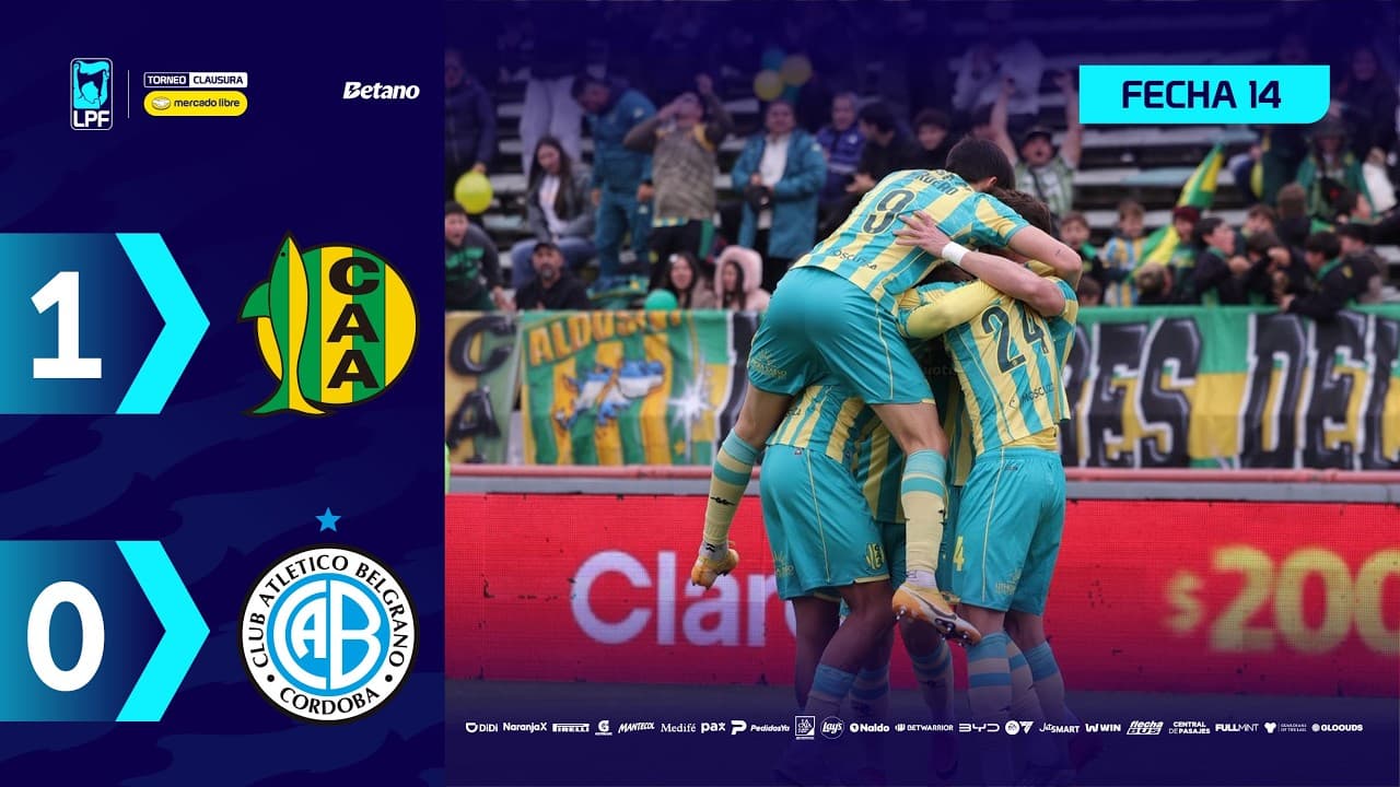 ALDOSIVI 1 - 0 BELGRANO | Resumen del partido | #TorneoMercadoLibre Clausura 2026 🏆 thumbnail