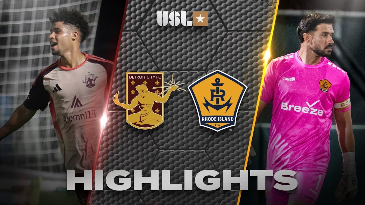 10.10.2026 | Detroit City FC vs. Rhode Island FC - USL Championship Game Highlights thumbnail