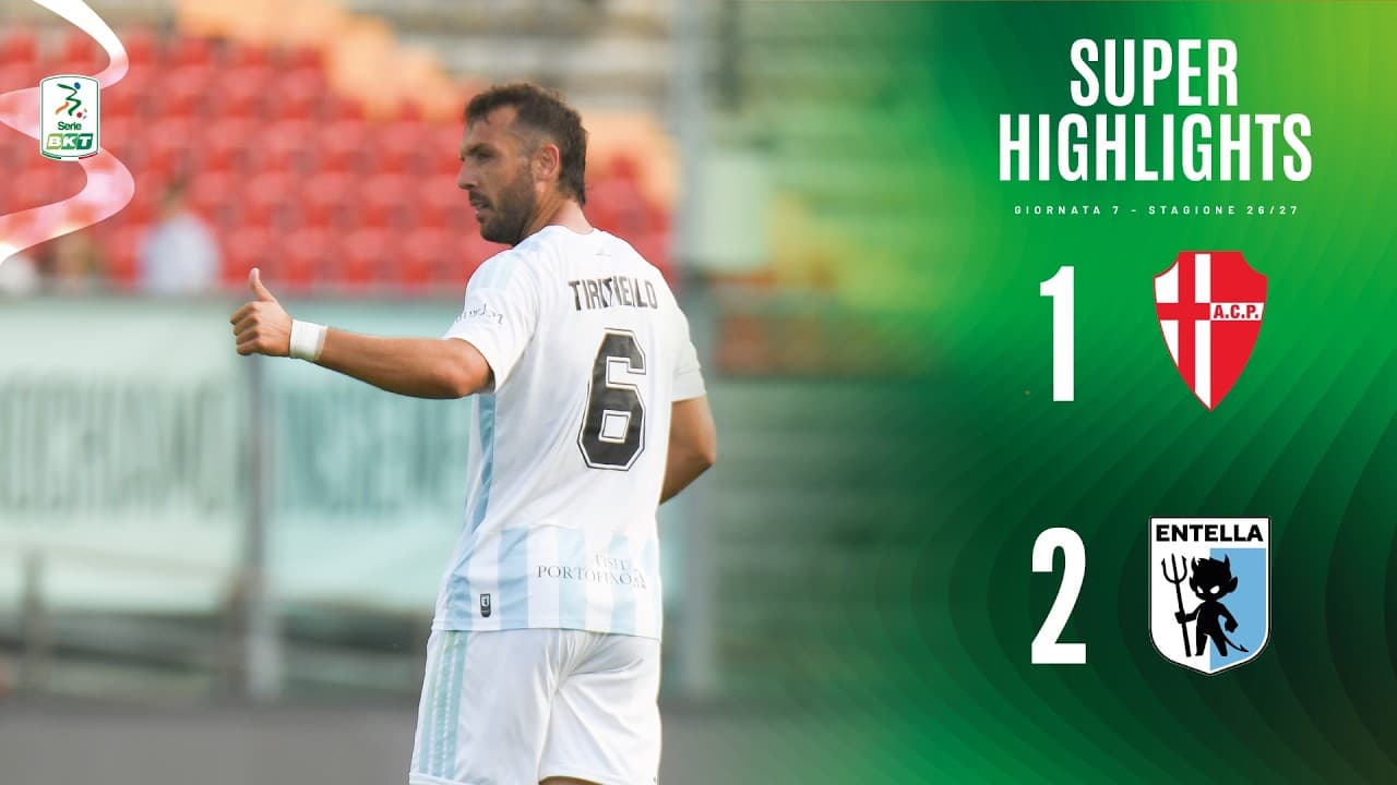 Padova-Virtus Entella 1-2 | SUPER HIGHLIGHTS | Serie BKT thumbnail