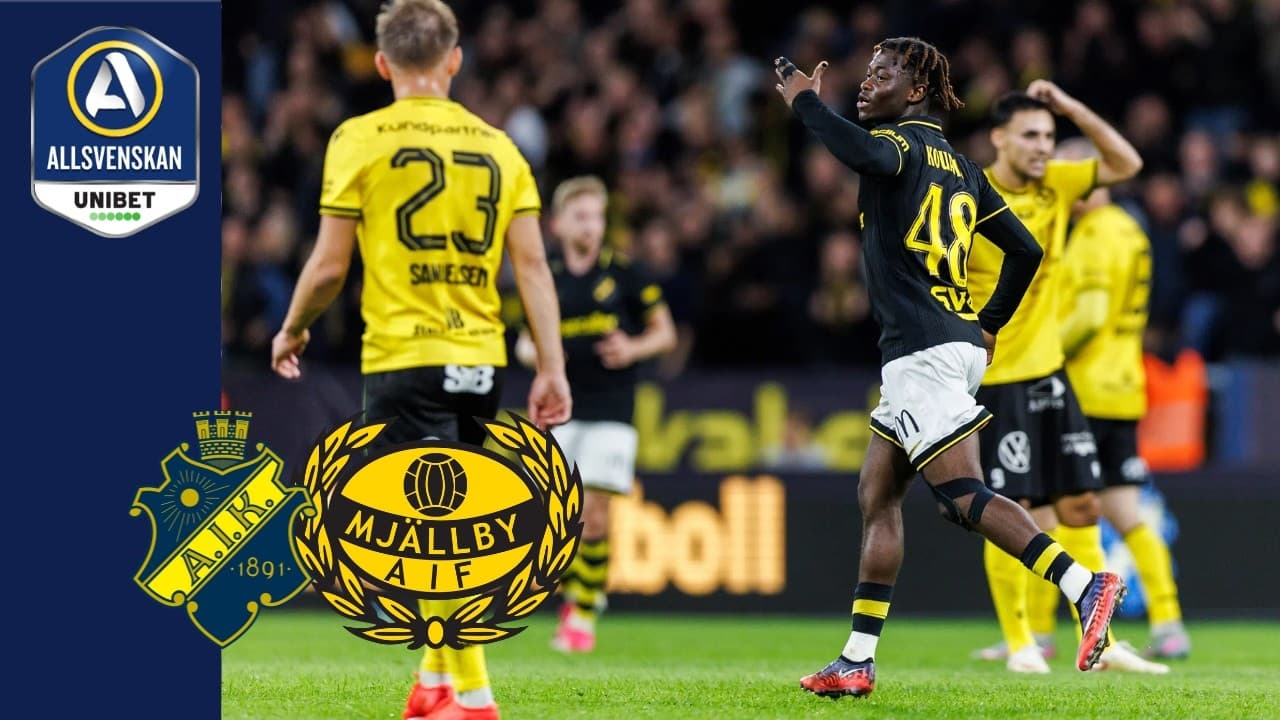 AIK - Mjällby AIF (1-1) | Höjdpunkter thumbnail