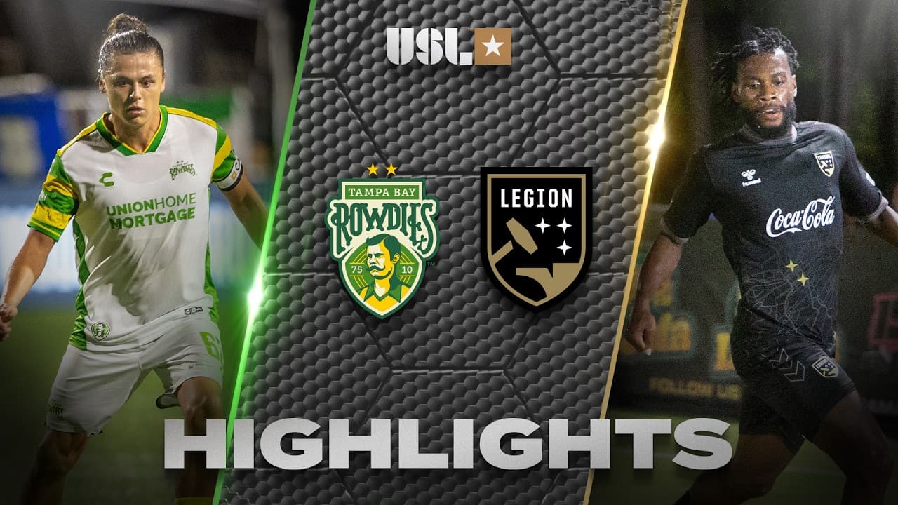 9.19.2026 | Tampa Bay Rowdies vs. Birmingham Legion FC - USL Championship Game Highlights thumbnail