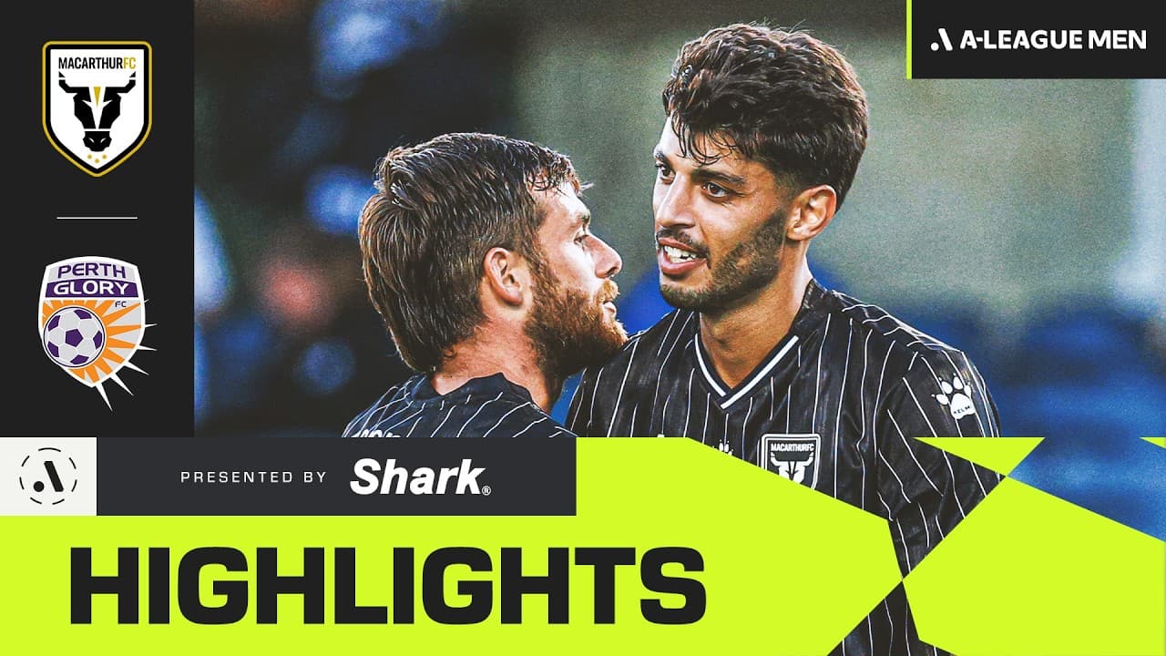 Macarthur Bulls v Perth Glory | SHARK HIGHLIGHTS | A-League Men 2026-27 | Matchweek 1 thumbnail