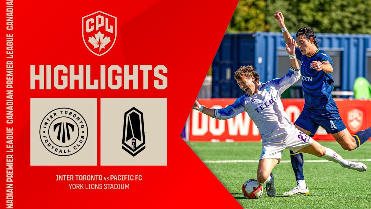 HIGHLIGHTS: Inter Toronto vs. Pacific FC | September 27, 2026 thumbnail