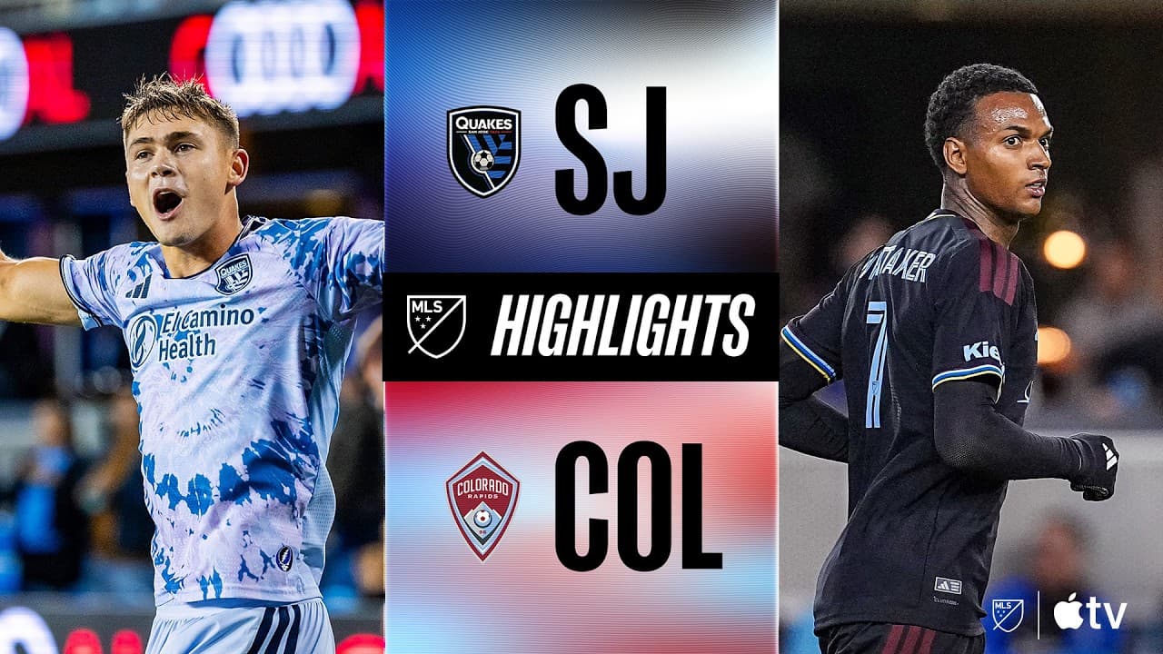 San Jose Earthquakes vs. Colorado Rapids | Full Match Highlights | RED CARD DRAMA & 10v10 FINISH! thumbnail