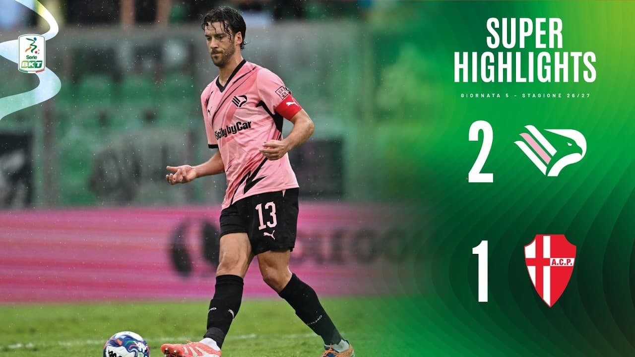 Palermo - Padova 2-1 | SUPER HIGHLIGHTS thumbnail