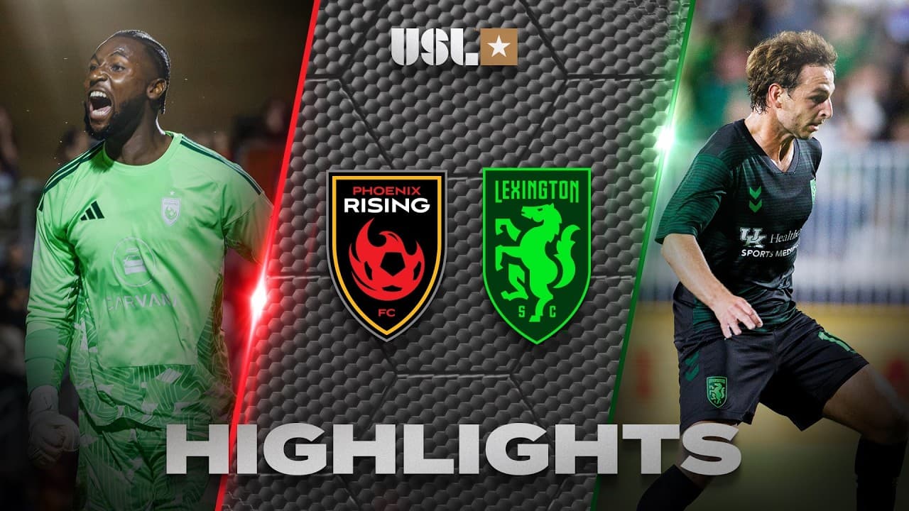 10.24.2026 | Phoenix Rising FC vs. Lexington SC - USL Championship Game Highlights thumbnail