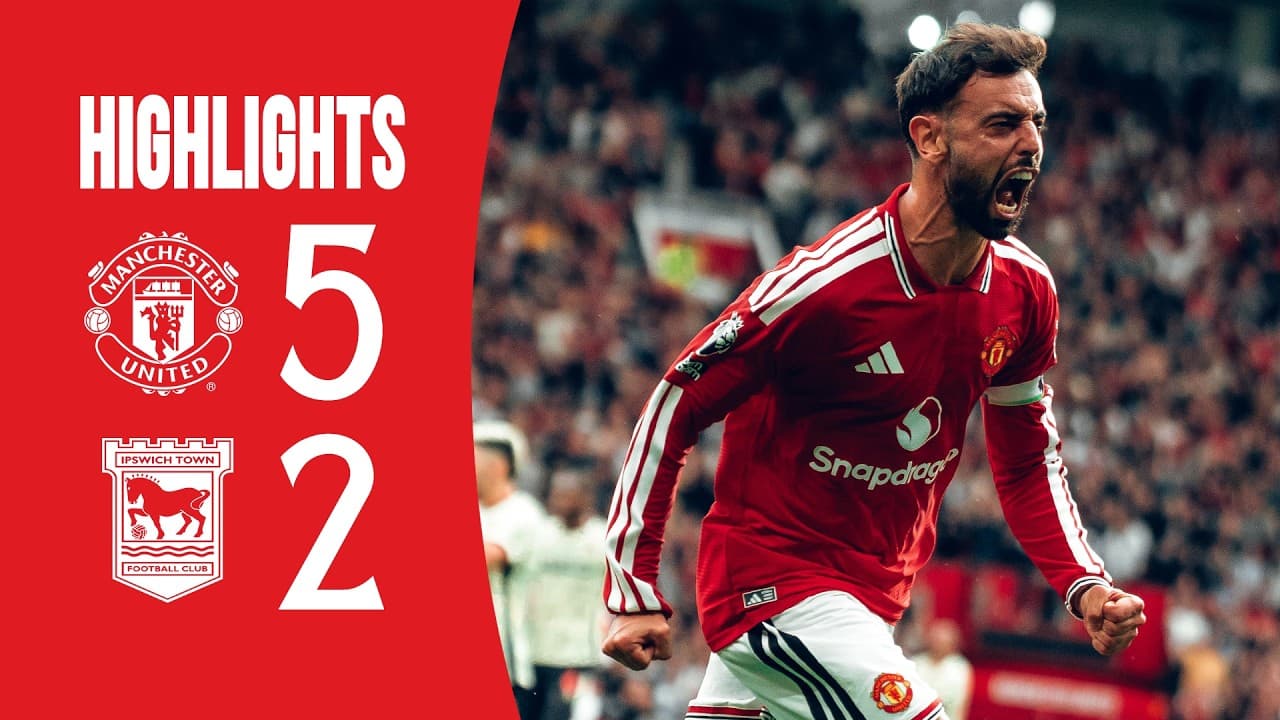 A Bruno Hat-Trick! | Man Utd 5-2 Ipswich | Highlights thumbnail