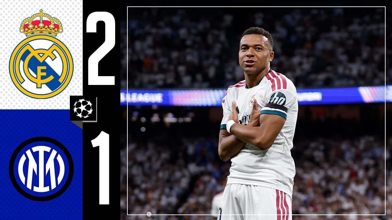 HIGHLIGHTS | Real Madrid 2-1 Inter | Champions League thumbnail