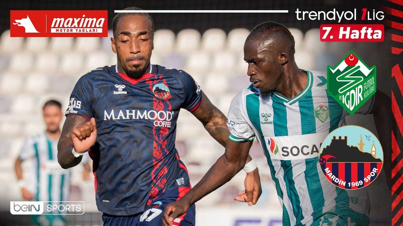 Iğdır FK - Mardin Spor | 7. Hafta Maç ÖZETİ | Trendyol 1. Lig - 2026/27 thumbnail