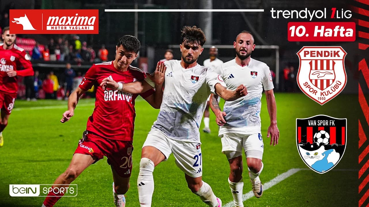Pendikspor - Vanspor | 10. Hafta Maç ÖZETİ | Trendyol 1. Lig - 2026/27 thumbnail